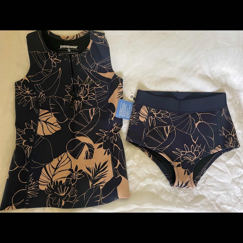 NWT Patagonia wetsuit two piece set.